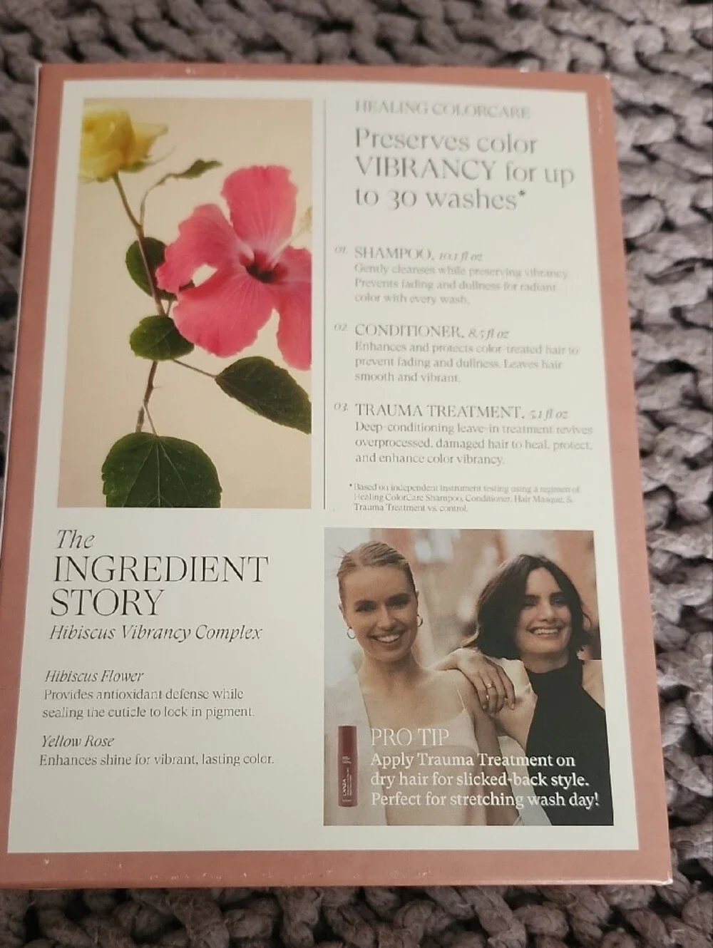 L'ANZA Healing Colorcare Hair Set - Rose Copper Packaging